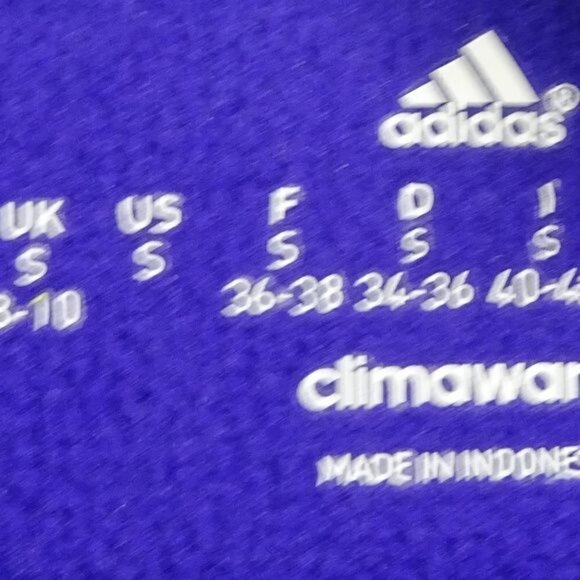 Adidas Purple Climawarm Hoodie w/ Pockets Small - Picture 4 of 6
